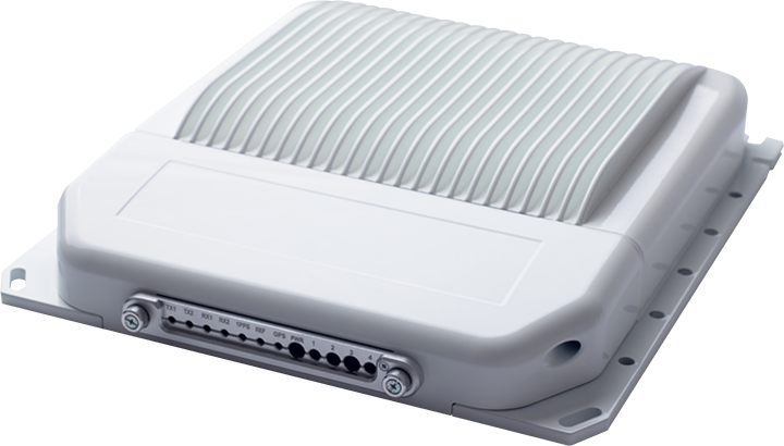 AIR8201-B Artificial Intelligence Radio Transceiver for rugged environments - photo top + front